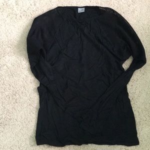 Mesh Long Sleeve Workout Top